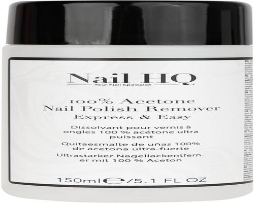 a Nail Hq Cream Quitaesmalte de uñas 100% acetona