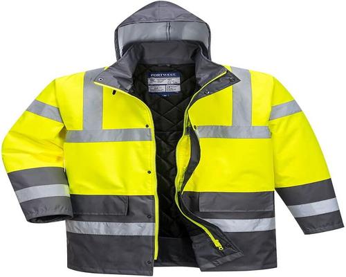 un accessorio per parka da traffico bicolore Portwest