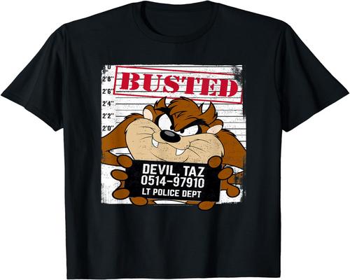 ett Looney Tunes Taz Mugshot-tillbehör