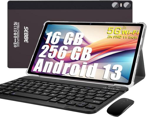 Sebbe Android 13 Tablet 11 tuuman 2K-näyttö 16 Gt Ram + 256 Gt Rom
