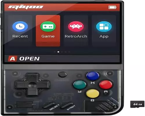 un gioco per laptop Miyoo Mini Plus da 64 GB