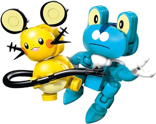 un set da costruzione Pokémon Froakie Vs Dedenne