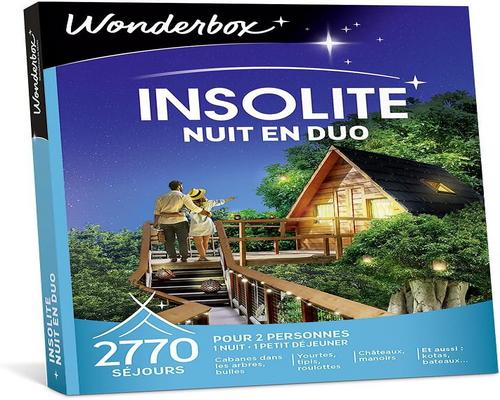 un Coffret Wonderbox Nuit Insolite En Duo