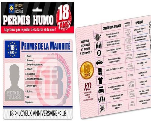 A Prank Stc License Of The Majority Birthday 18 Years