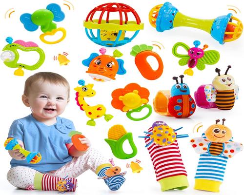 un sonaglio per bambini Tsokize 0 3 6 mesi