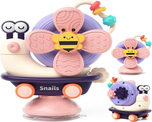 Un giocattolo a ventosa per bambini Spinner per seggiolone