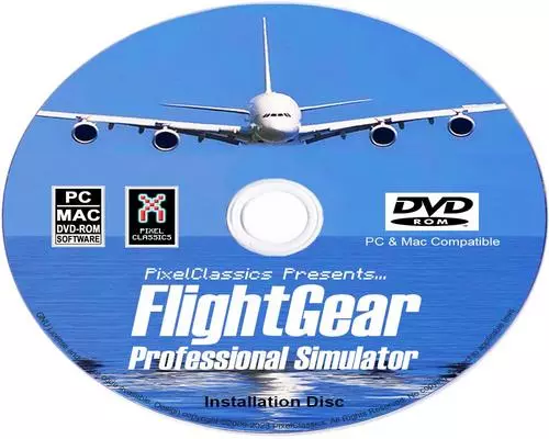 a Set Of Accessory Flightgear Flight Simulator 2022 X Flight Sim Plane & Helicopter Including 600+ Aircraft Dvd Cd Disc Standard Edition Compatible With Microsoft Window
