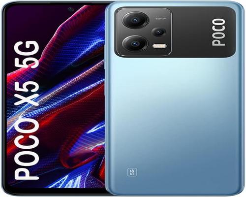 ein Xiaomi Poco X5 5G 8GB/256GB blaues Smartphone