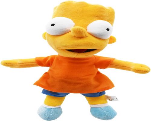 een zacht stuk speelgoed van Bart Simpson