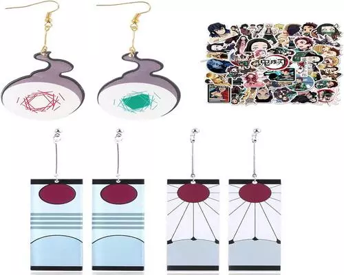 un Ensemble De Boucles D'Oreilles Anime Hisoka