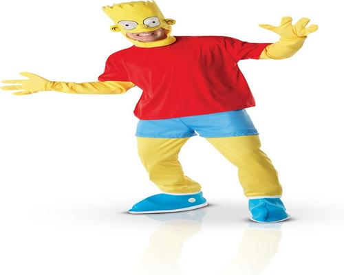 uma fantasia de Bart Simpson da Rubies