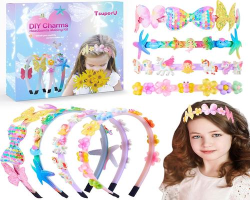 un Kit Serre-Tête Diy Pour Filles 6-12 Ans