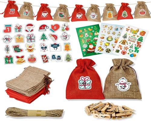 Ein Adventskalender zum Ausfüllen zu Hause Makone für Weihnachten 2022