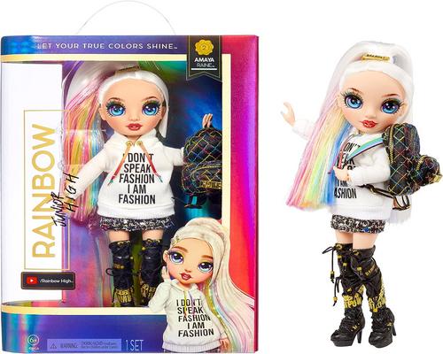 una bambola di alta moda Amaya Raine Rainbow