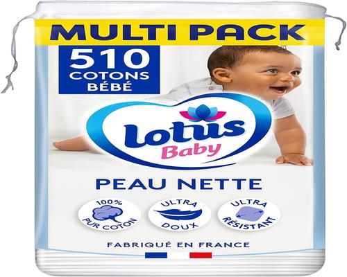 Una confezione di cotoni per neonati Lotus Baby Clean Skin