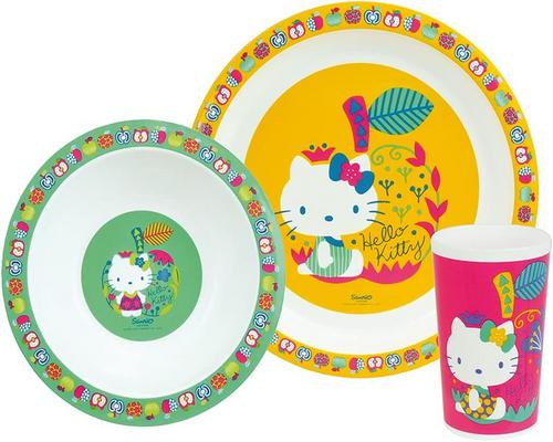 ein Hello Kitty Essensset für Kinder