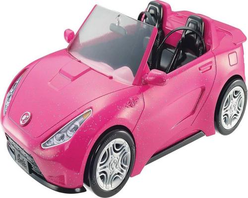 a Barbie Pink Convertible