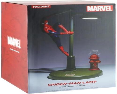 en Spiderman Marvel Paladone-lampa