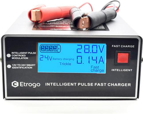 um carregador de bateria inteligente 12V / 24V 10A 250W
