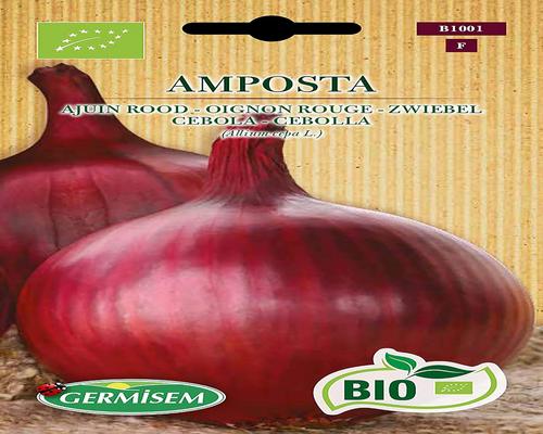 um pacote de grãos D'Oignon Rouge Amposta Germisem Bio
