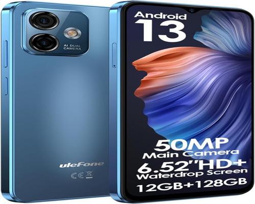un Ulefone Note 16 Pro Bleu