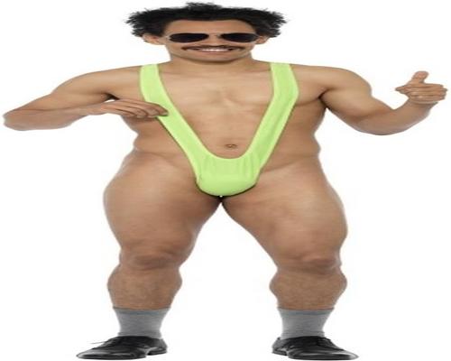 ett Smiffy'S Borat Mankini-tillbehör för män