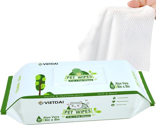 un Lot De Lingettes Vietdai Pour Animaux