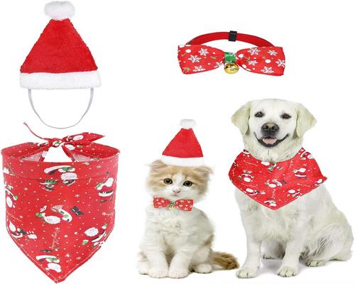 A Set of Melliex Christmas Accessories for Pets
