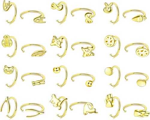 a set of animal earrings