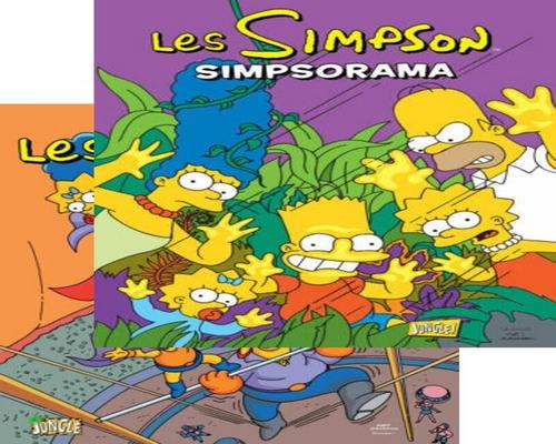 een pakje strips The Simpsons T11+T15