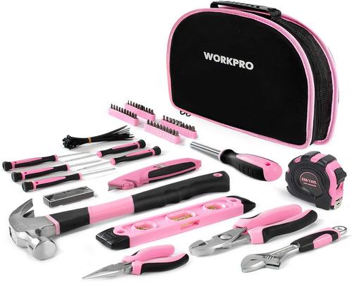 a 103 Piece Workpro Pink Tool Kit