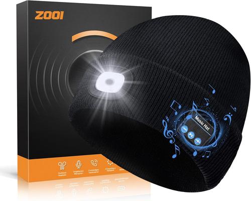 un berretto Bluetooth da uomo Zooi Led