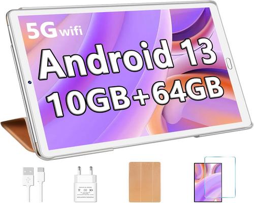 运行 Android 13 的 Yestel 10 英寸平板电脑