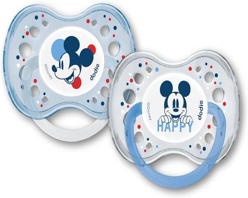 Ett set med 2 Dodie Mickey Lollipops