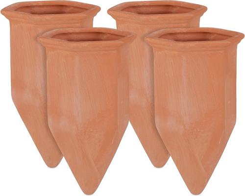Een set van 4 gietkegels van klei