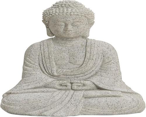 uma estátua de Buda sentado de 13 cm