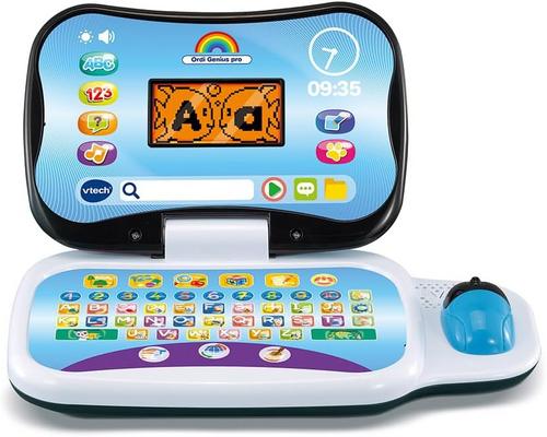 een Genius Pro zwarte computertablet van Vtech
