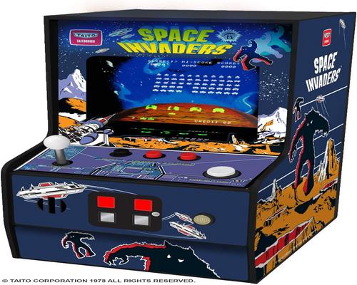 um Mini Borne Meu Arcade Space Invaders