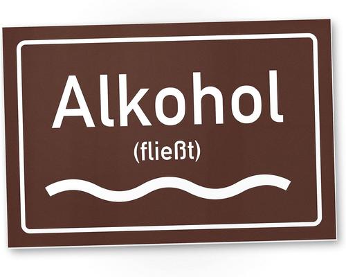 ein Dankedir-Humor-Plastikschild!