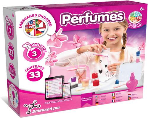 een educatieve kit om parfums te maken