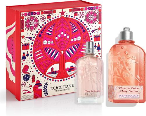 a L'Occitane Cherry Blossom Care Set