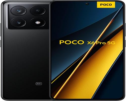 een zwarte Xiaomi-smartphone