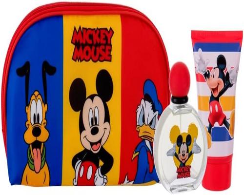 Ein Mickey-Set mit Eau de Toilette und Gel