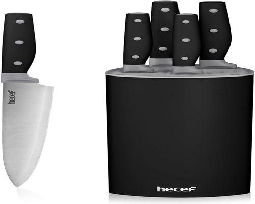 Un juego de cuchillos de cocina Hecef