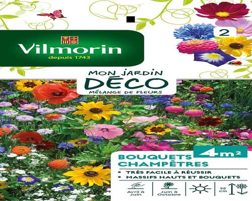 一包来自 Vilmorin 的乡村花束花种子
