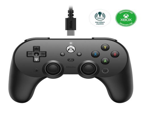 an 8Bitdo Pro 2 Wired Controller for Xbox