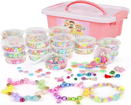 un Ensemble De Perles De Bricolage Sanlebi Pour Enfants