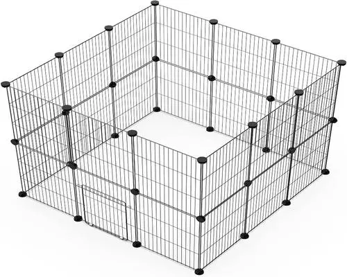 Cerca para pequenos animais Langxun com porta