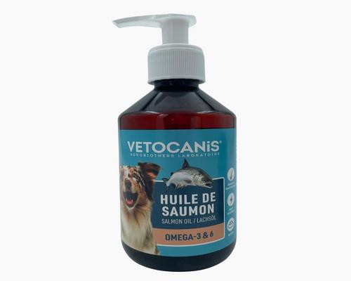 une Huile De Saumon Vetocanis Pour Chien Et Chat