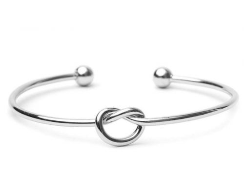 A knot bangle bracelet